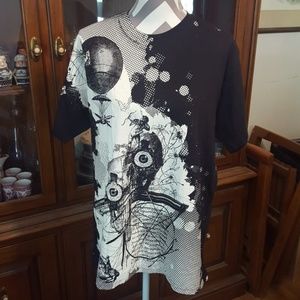 Threadless Heaven & Earth T-shirt Brand New